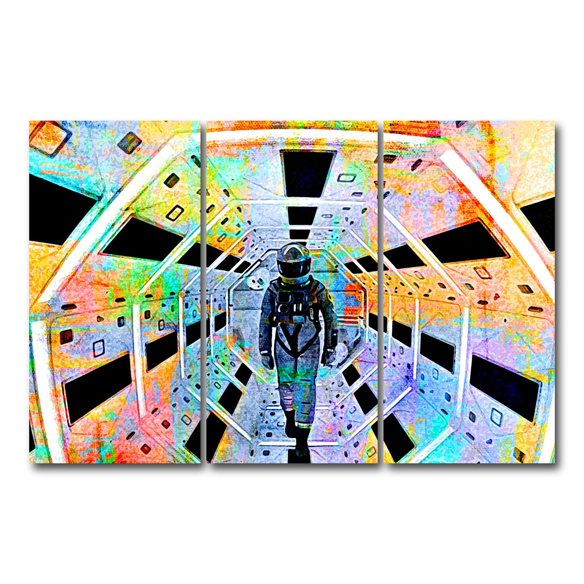 AUTO-MOCKUP WHITE | Space Odyssey | 3 Piece | Gallery Wrap Canvas | group=12x24