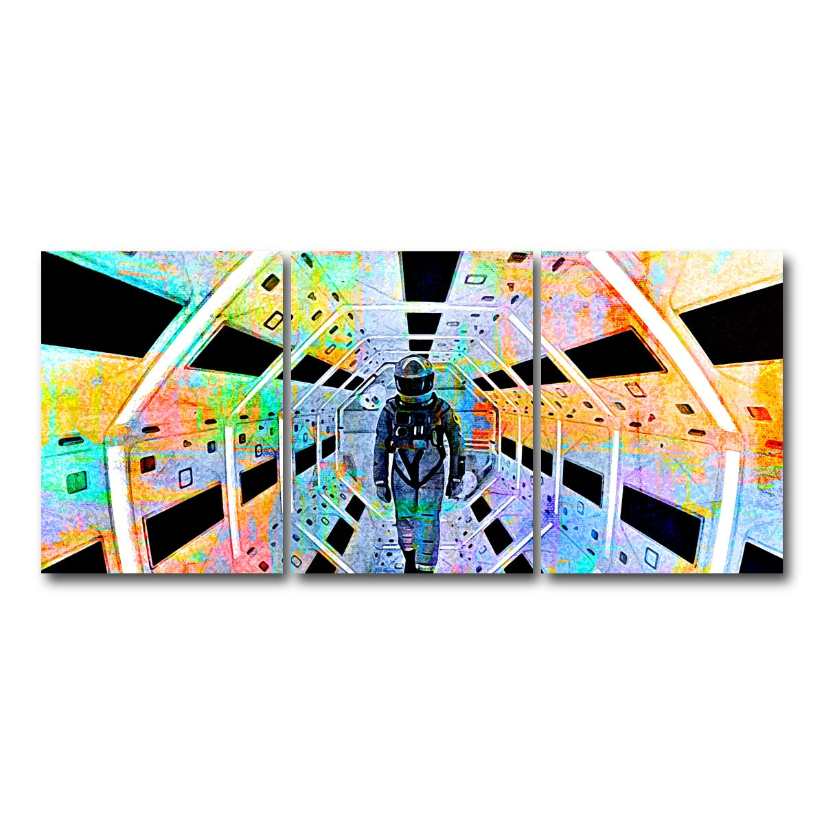 AUTO-MOCKUP WHITE | Space Odyssey | 3 Piece | Gallery Wrap Canvas | group=18x24