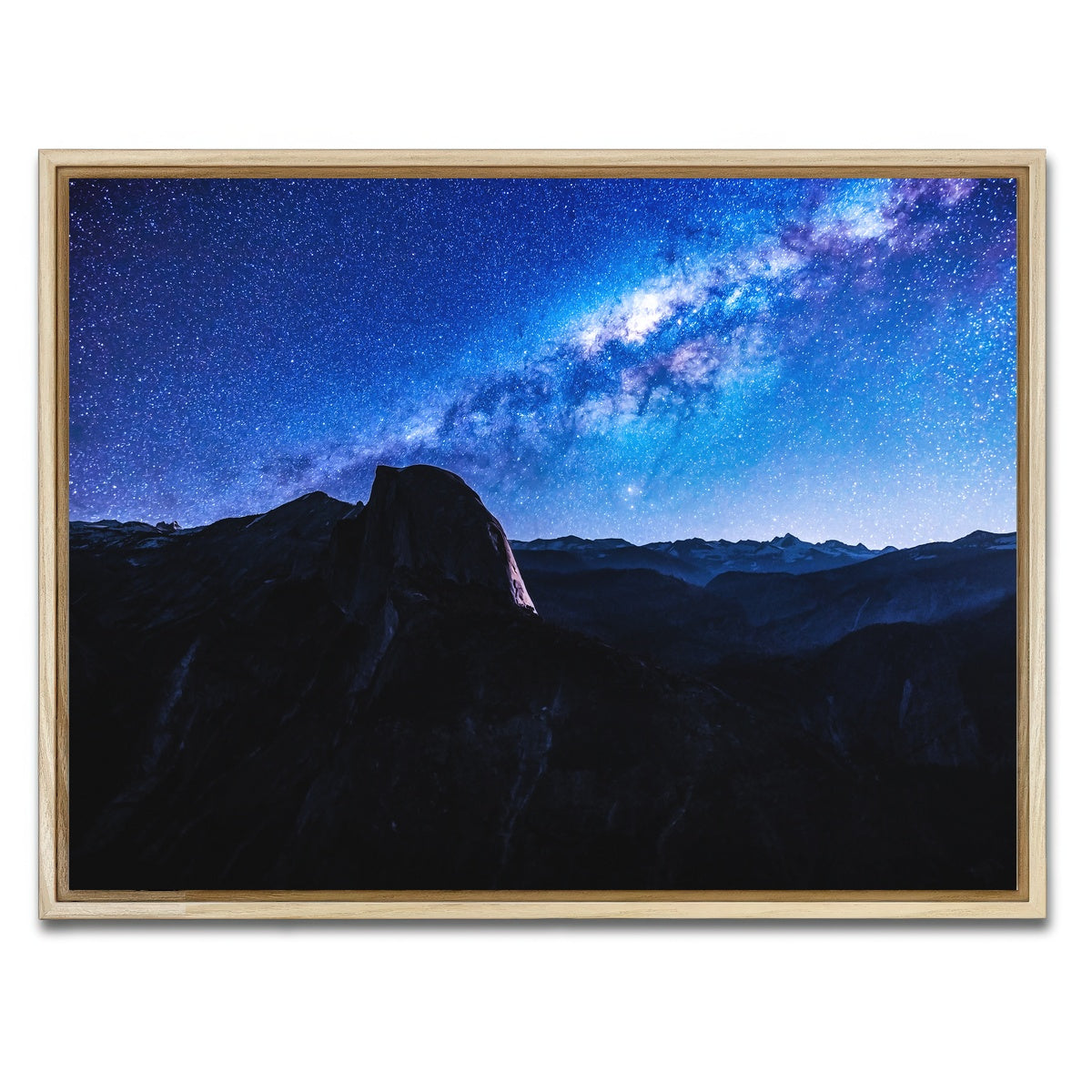 AUTO-MOCKUP WHITE | Space and Half Dome | 1 Piece | Natural Framed Canvas | group=4x3
