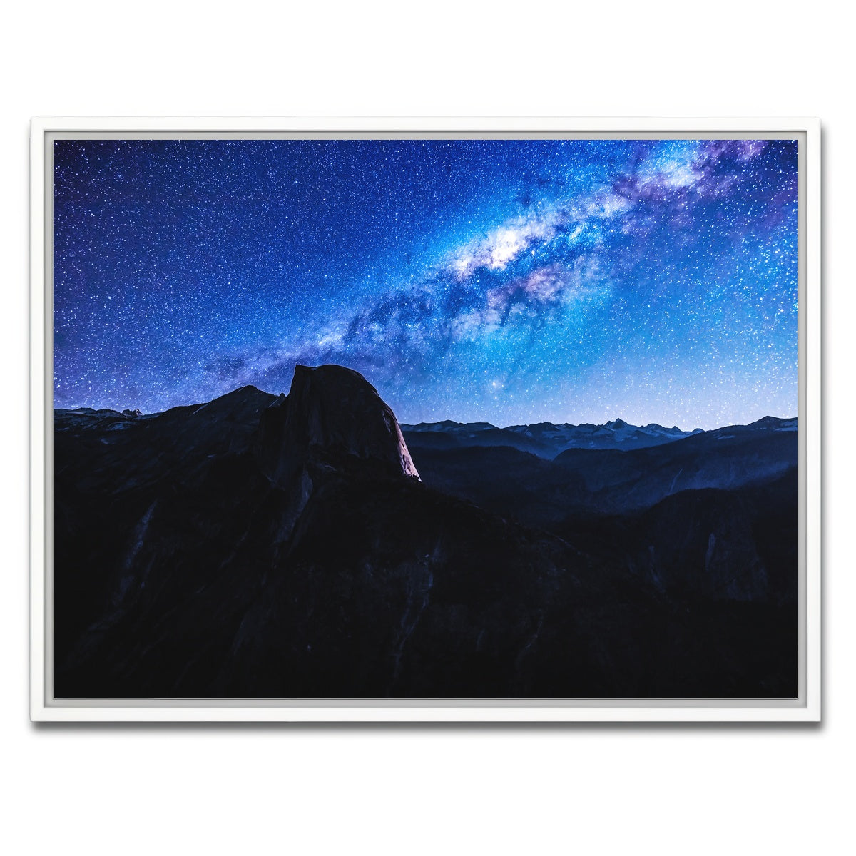AUTO-MOCKUP WHITE | Space and Half Dome | 1 Piece | White Framed Canvas | group=4x3