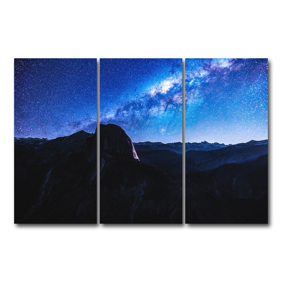 AUTO-MOCKUP WHITE | Space and Half Dome | 3 Piece | Gallery Wrap Canvas | group=12x24