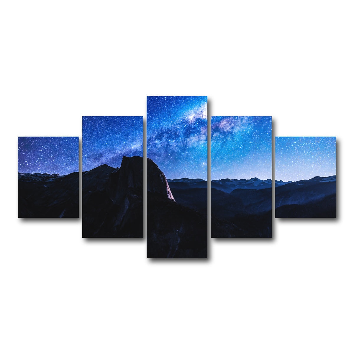 AUTO-MOCKUP WHITE | Space and Half Dome | 5 Piece | Gallery Wrap Canvas | group=5_short