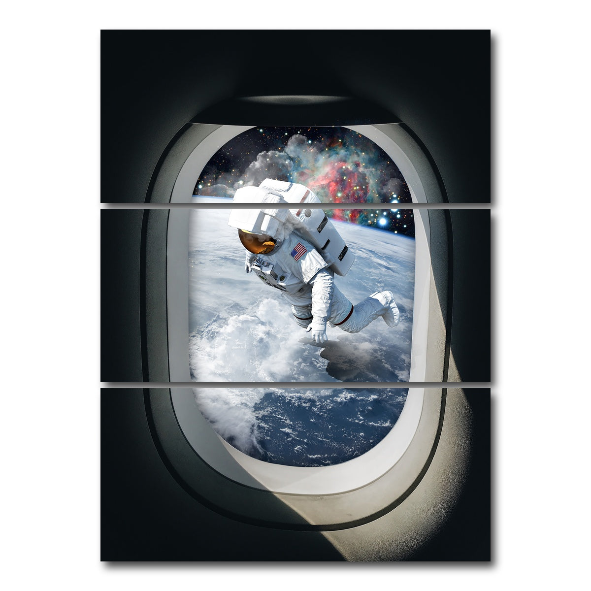 AUTO-MOCKUP WHITE | Space landing | 3 Piece | Gallery Wrap Canvas | group=8x18_stacked