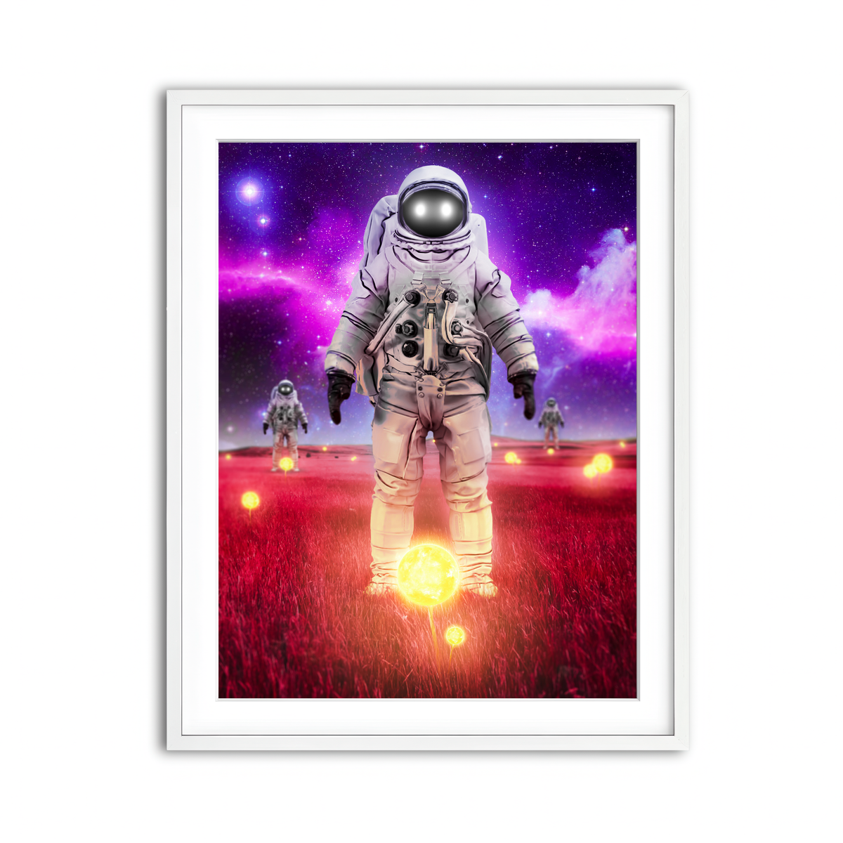 Framed Print 3x4 White
