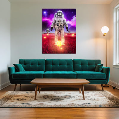 AUTO-MOCKUP ROOM | Space sunflowers