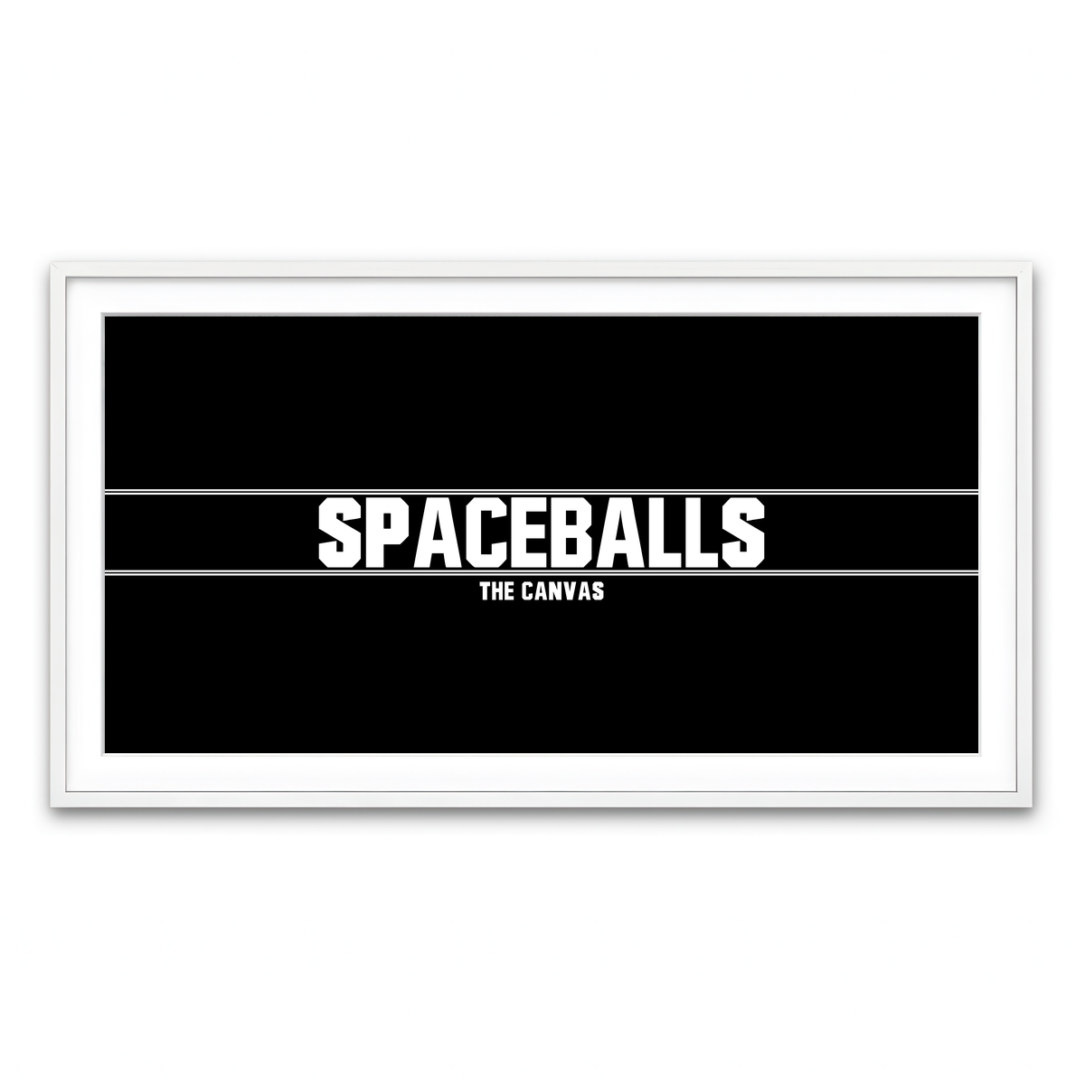 Framed Print 2x1 White