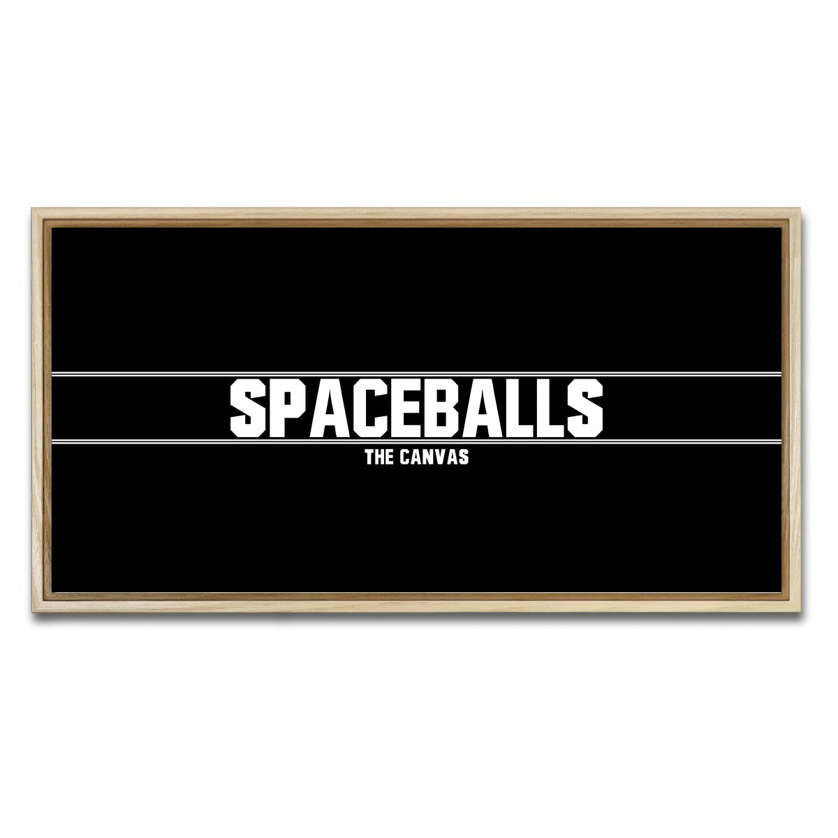 AUTO-MOCKUP WHITE | Spaceballs The | 1 Piece | Natural Framed Canvas | group=2x1