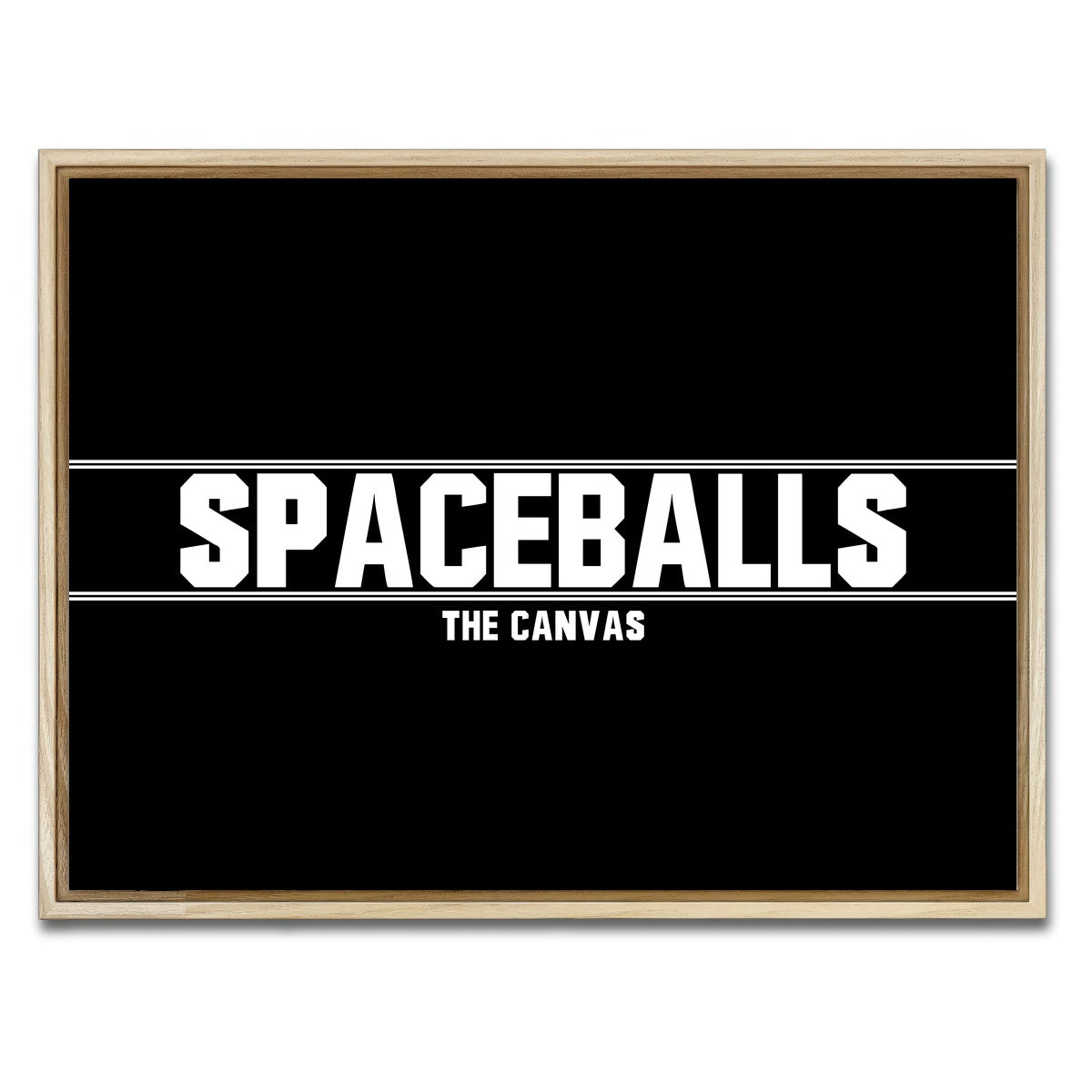 AUTO-MOCKUP WHITE | Spaceballs The | 1 Piece | Natural Framed Canvas | group=4x3