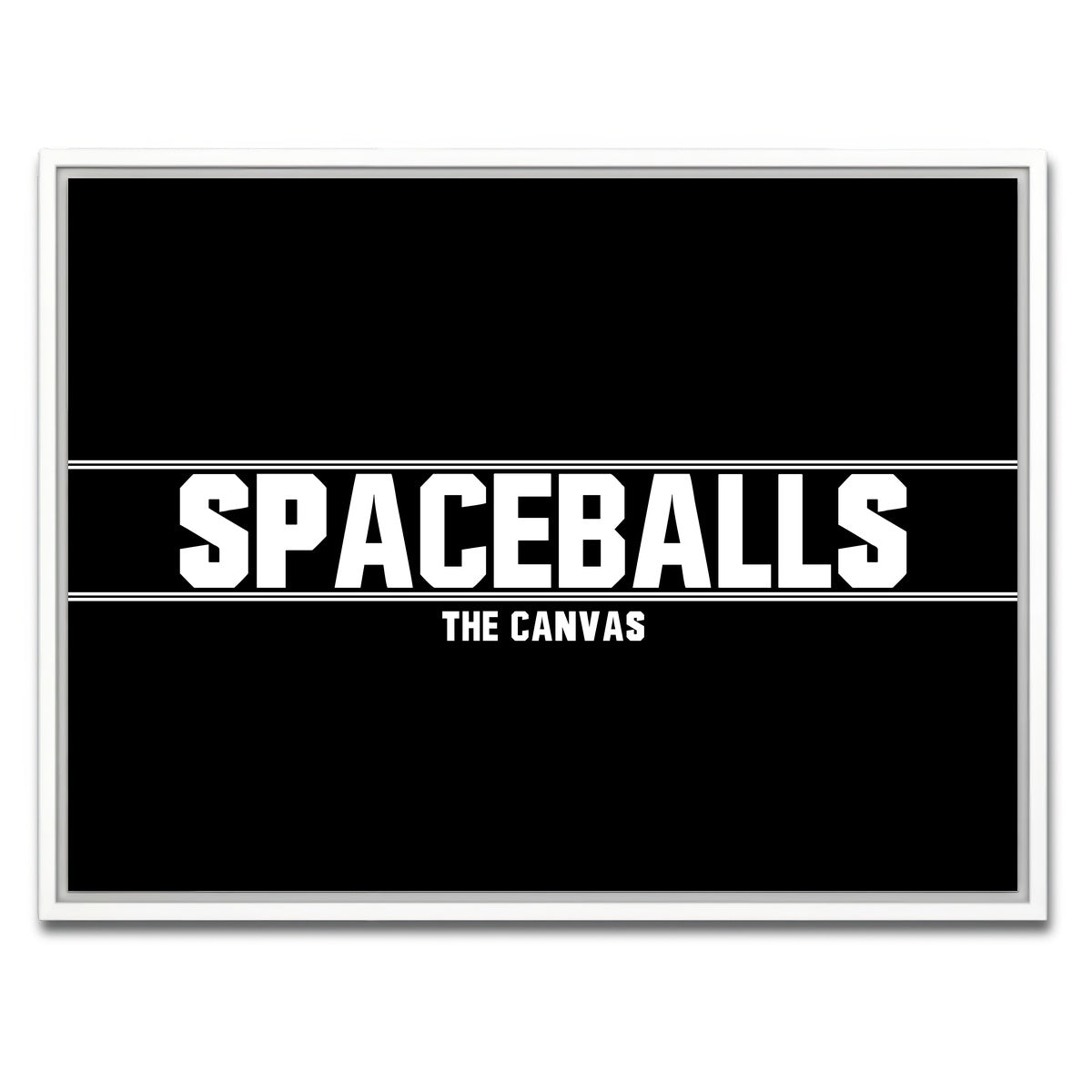 AUTO-MOCKUP WHITE | Spaceballs The | 1 Piece | White Framed Canvas | group=4x3