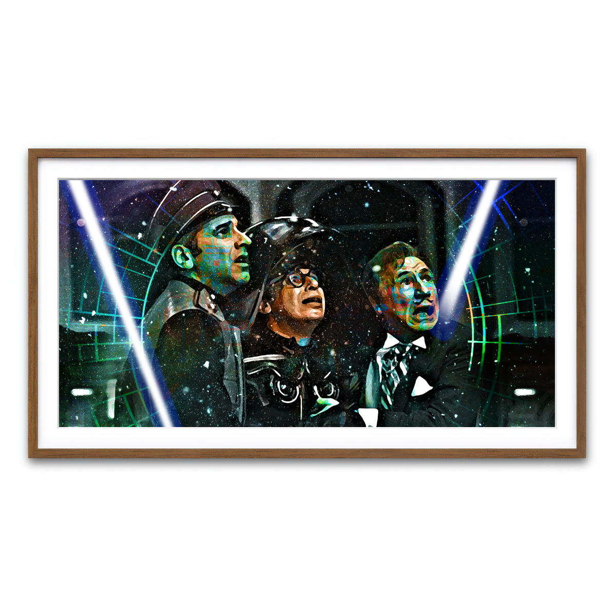 Framed Print 2x1 Walnut