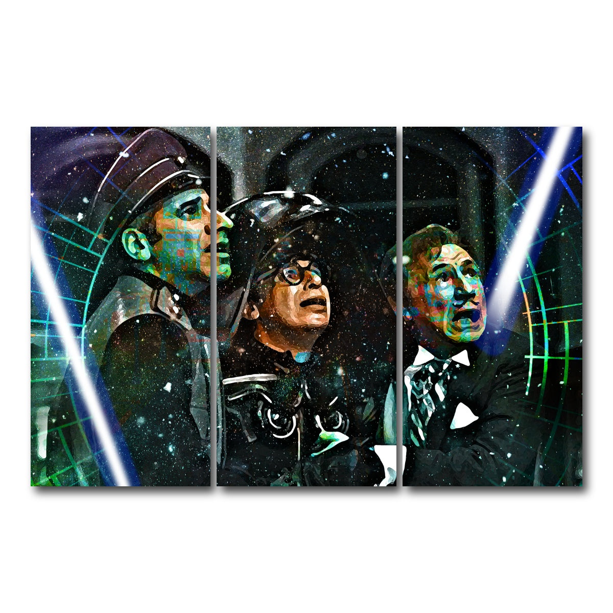 AUTO-MOCKUP WHITE | Spaceballs | 3 Piece | Gallery Wrap Canvas | group=12x24