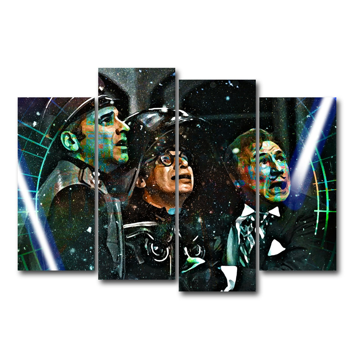 AUTO-MOCKUP WHITE | Spaceballs | 4 Piece | Gallery Wrap Canvas | group=4_normal