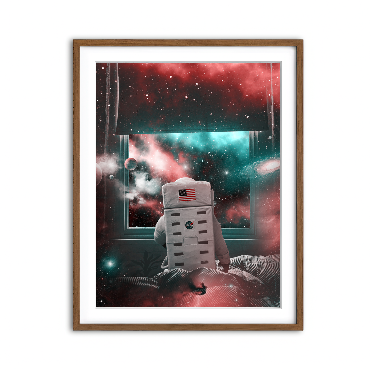 Framed Print 3x4 Walnut