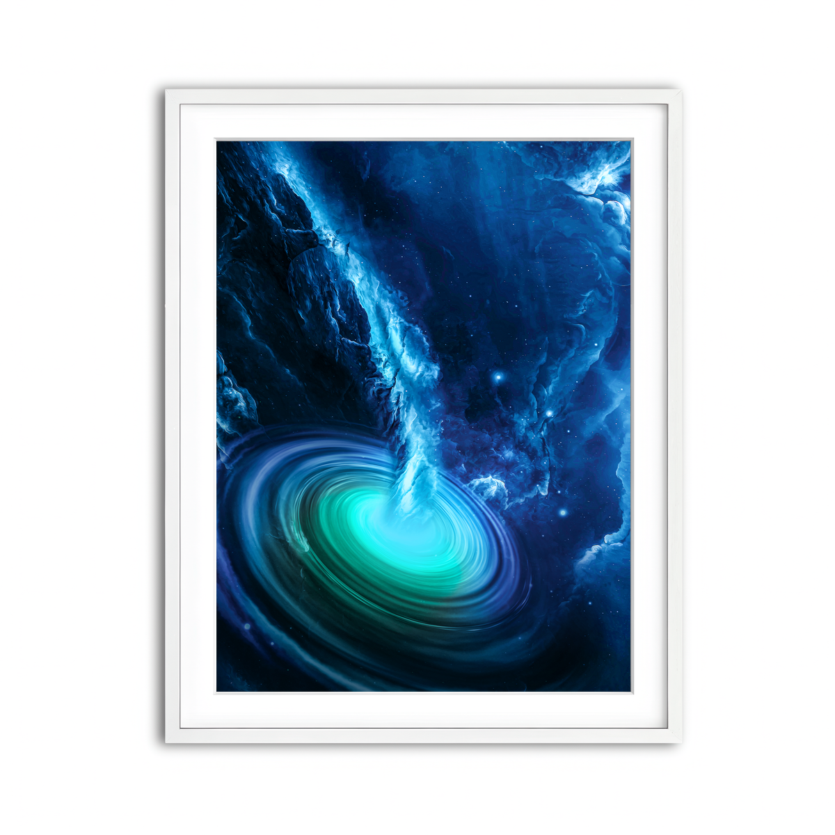 Framed Print 3x4 White