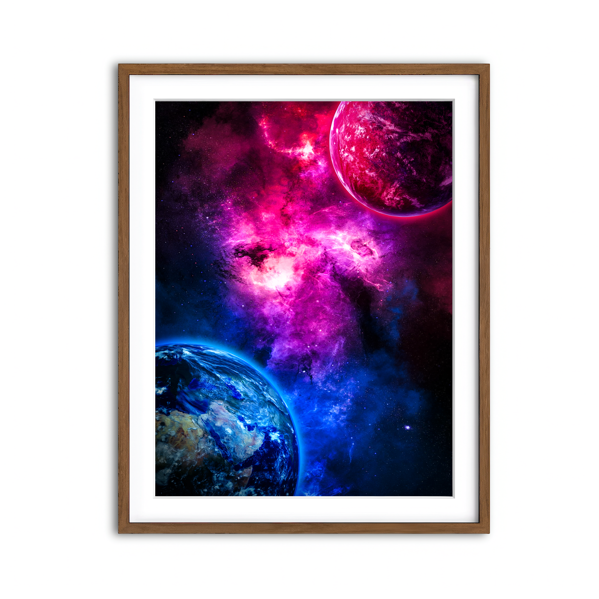 Framed Print 3x4 Walnut