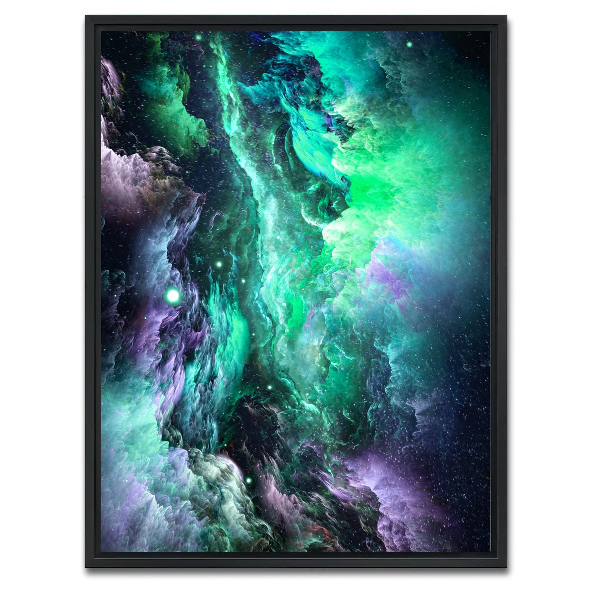 AUTO-MOCKUP WHITE | Spacescape 3 | 1 Piece | Black Framed Canvas | group=3x4