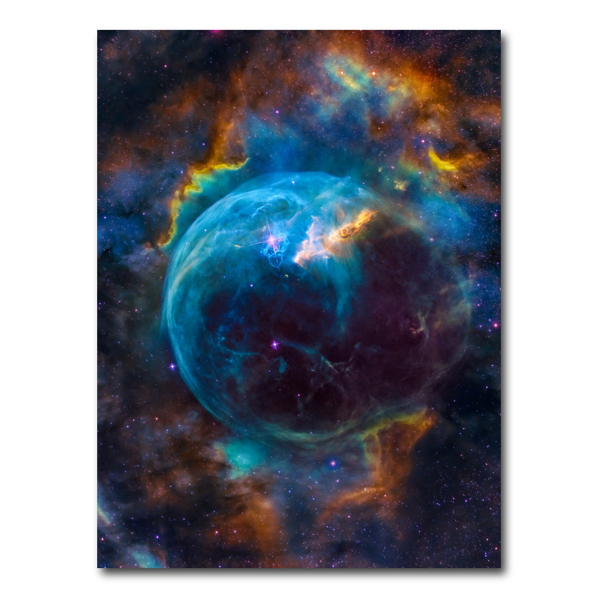 AUTO-MOCKUP WHITE | Spacescape 5 | 1 Piece | Gallery Wrap Canvas | group=3x4