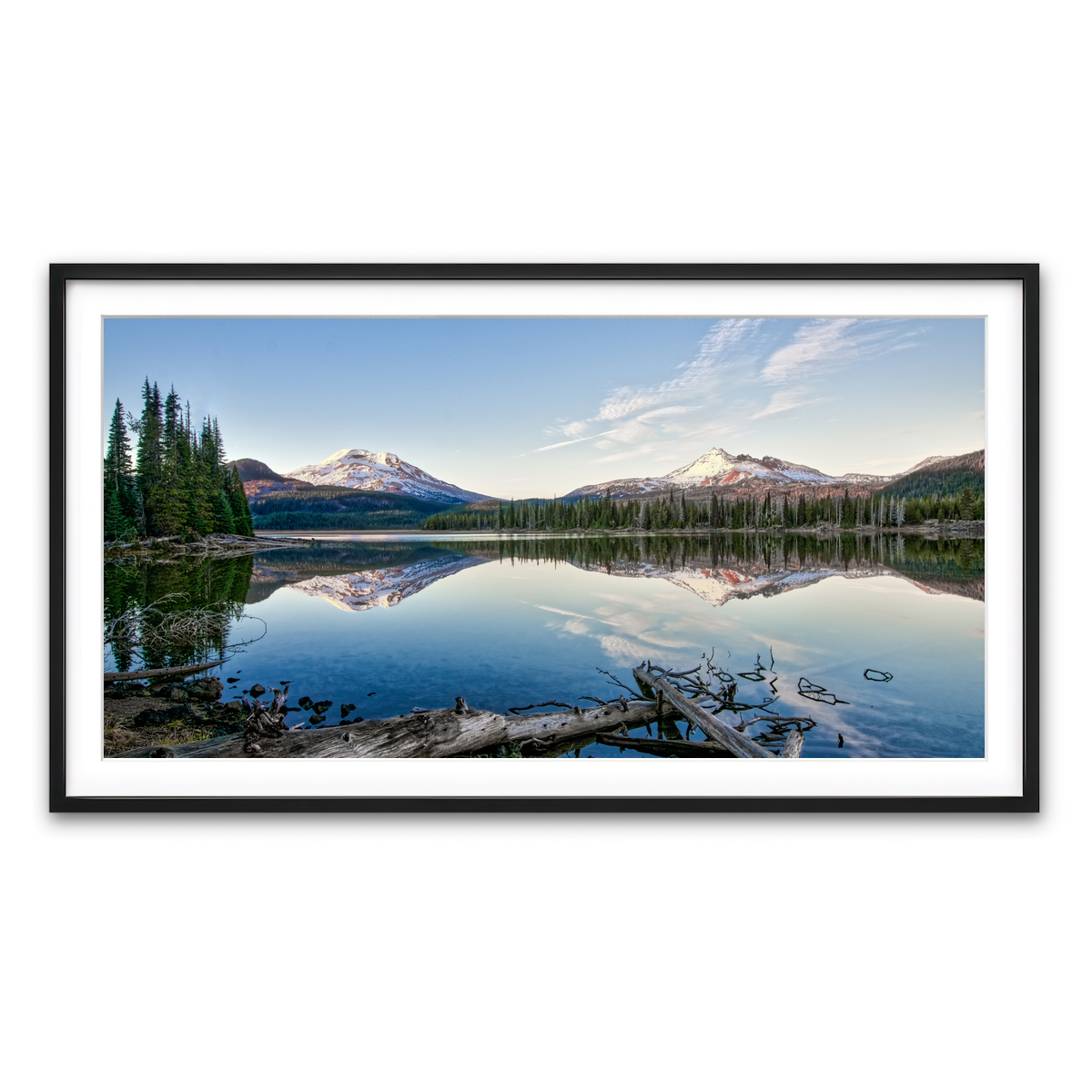 Framed Print 2x1 Black