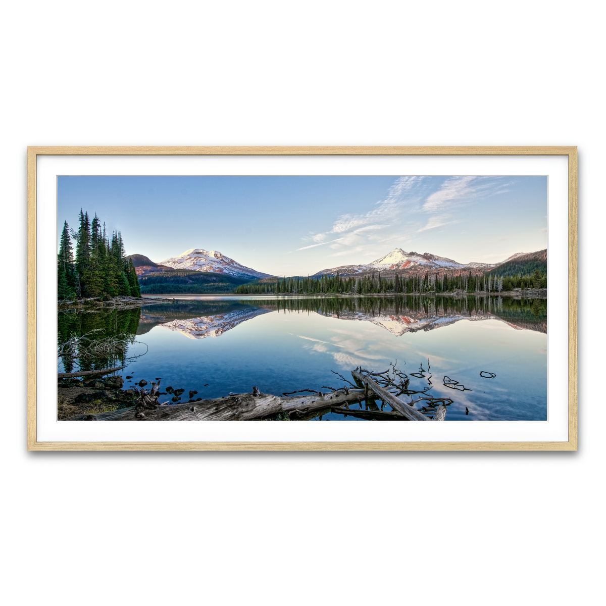 Framed Print 2x1 Natural