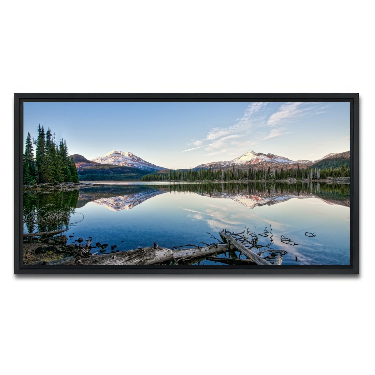 AUTO-MOCKUP WHITE | Sparks Lake | 1 Piece | Black Framed Canvas | group=2x1