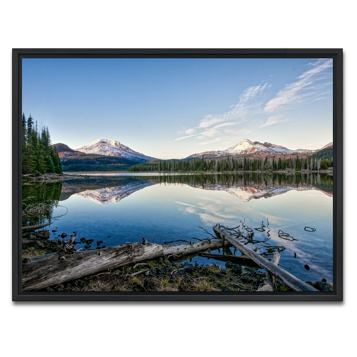 AUTO-MOCKUP WHITE | Sparks Lake | 1 Piece | Black Framed Canvas | group=4x3