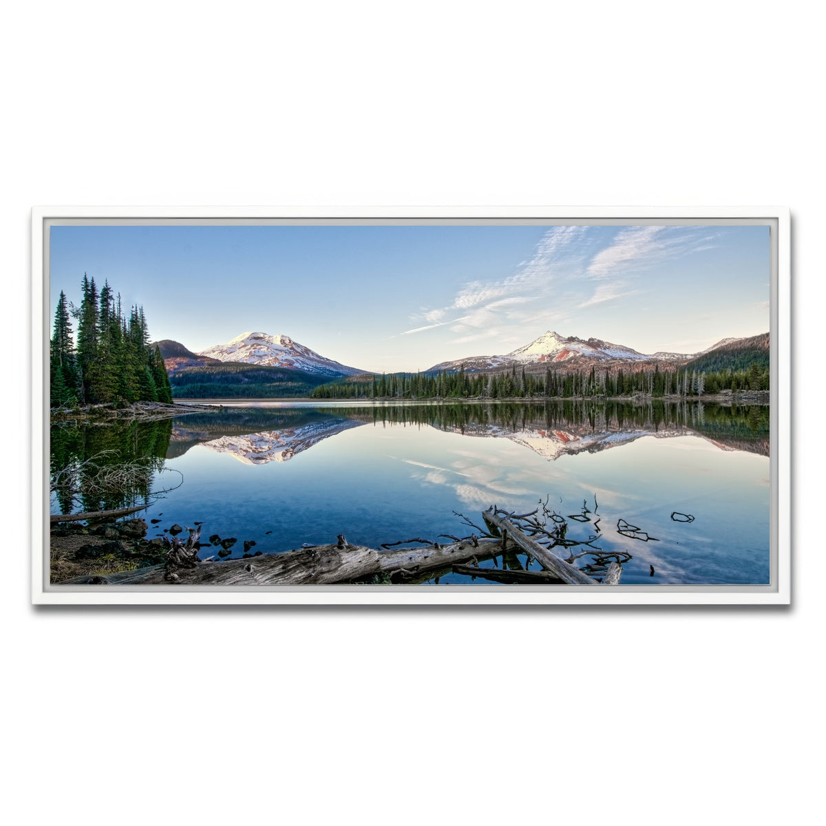 AUTO-MOCKUP WHITE | Sparks Lake | 1 Piece | White Framed Canvas | group=2x1