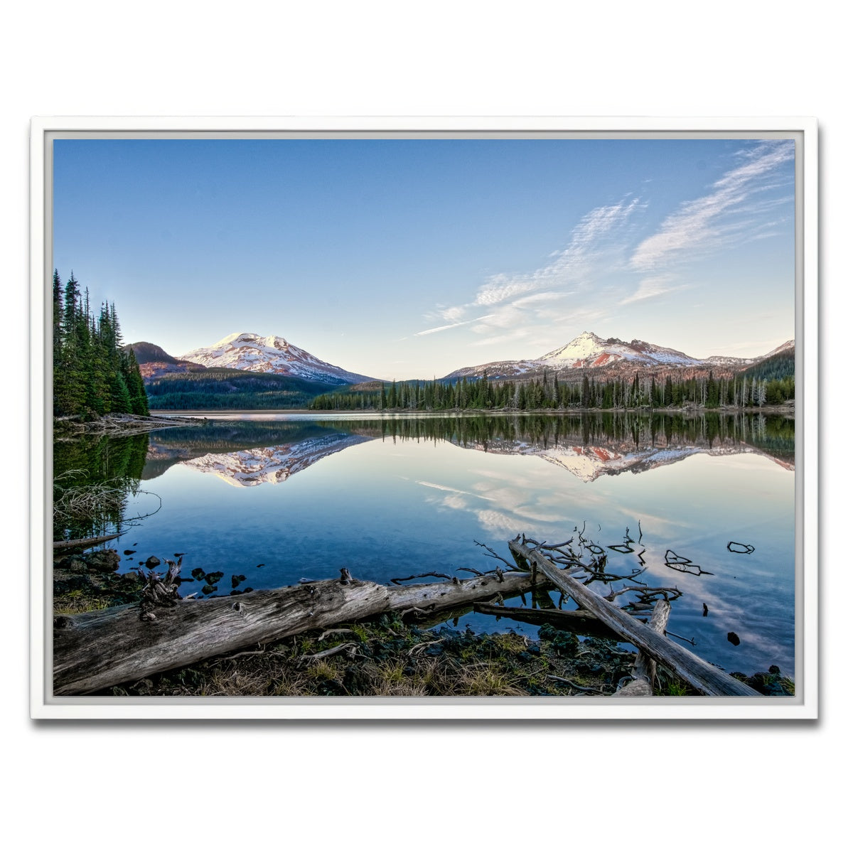 AUTO-MOCKUP WHITE | Sparks Lake | 1 Piece | White Framed Canvas | group=4x3