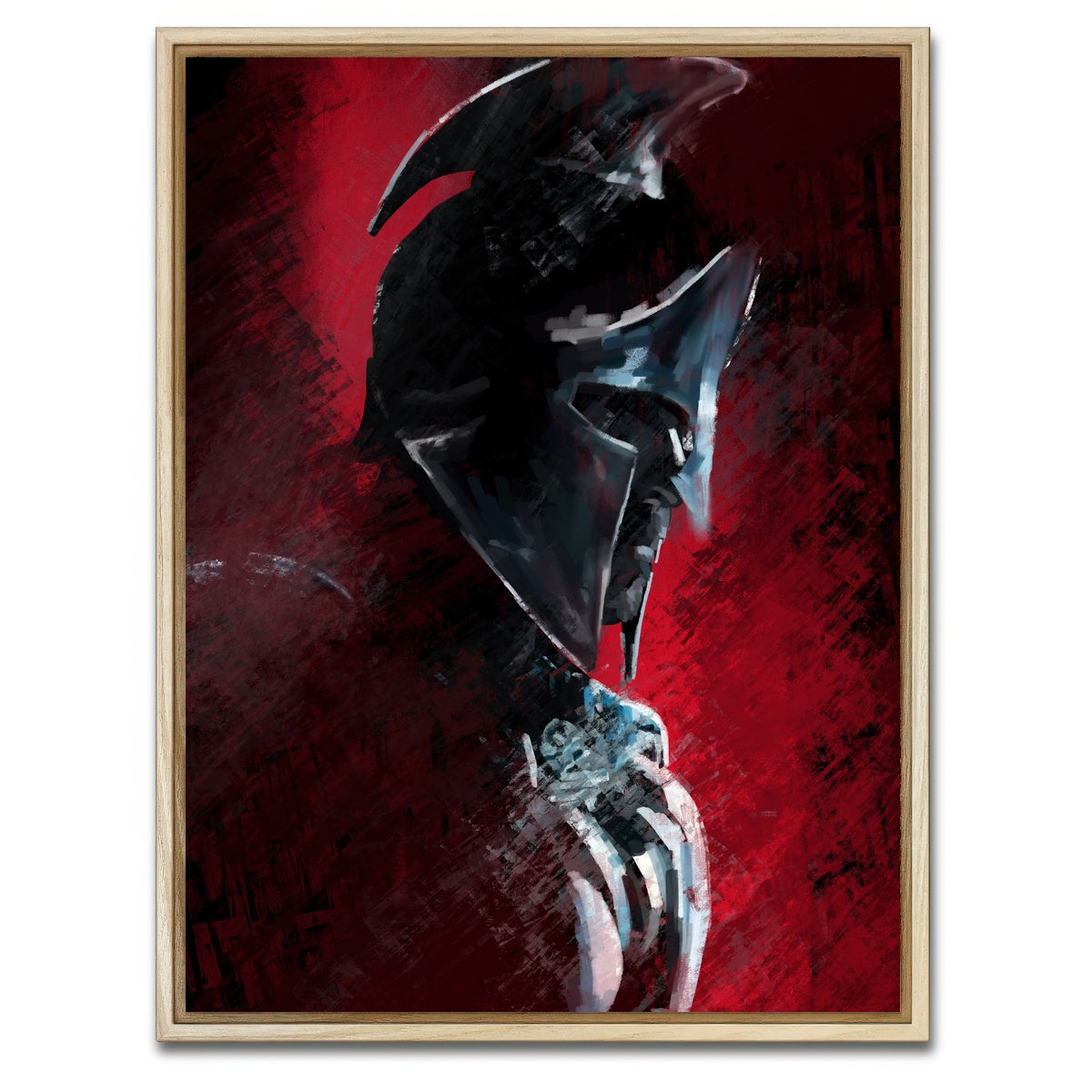 AUTO-MOCKUP WHITE | Spartan Warrior | 1 Piece | Natural Framed Canvas | group=3x4