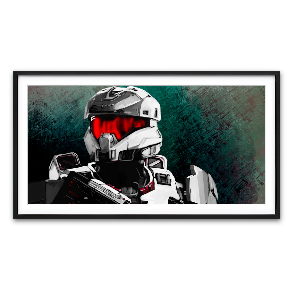 Framed Print 2x1 Black