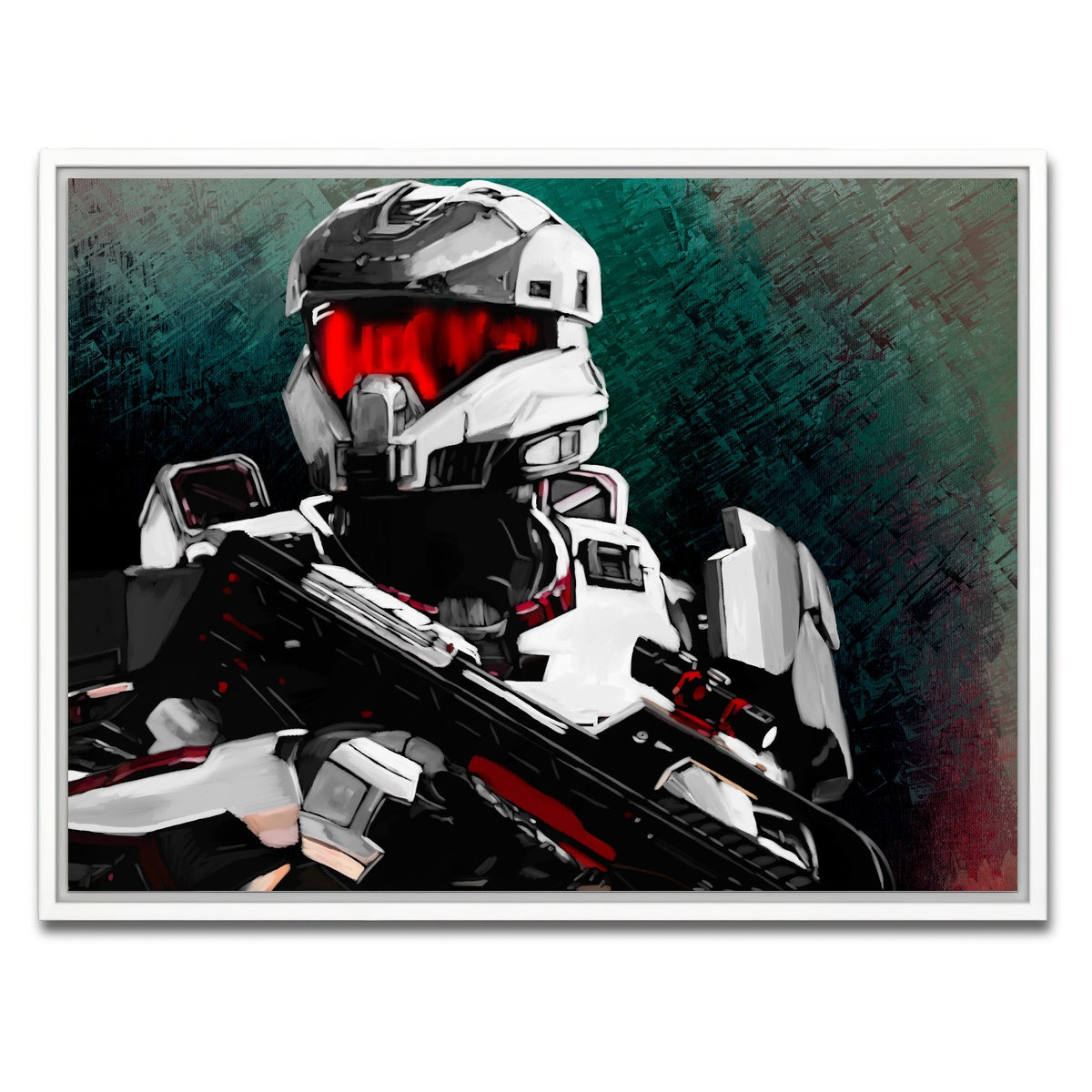 AUTO-MOCKUP WHITE | Spartan v1 | 1 Piece | White Framed Canvas | group=4x3