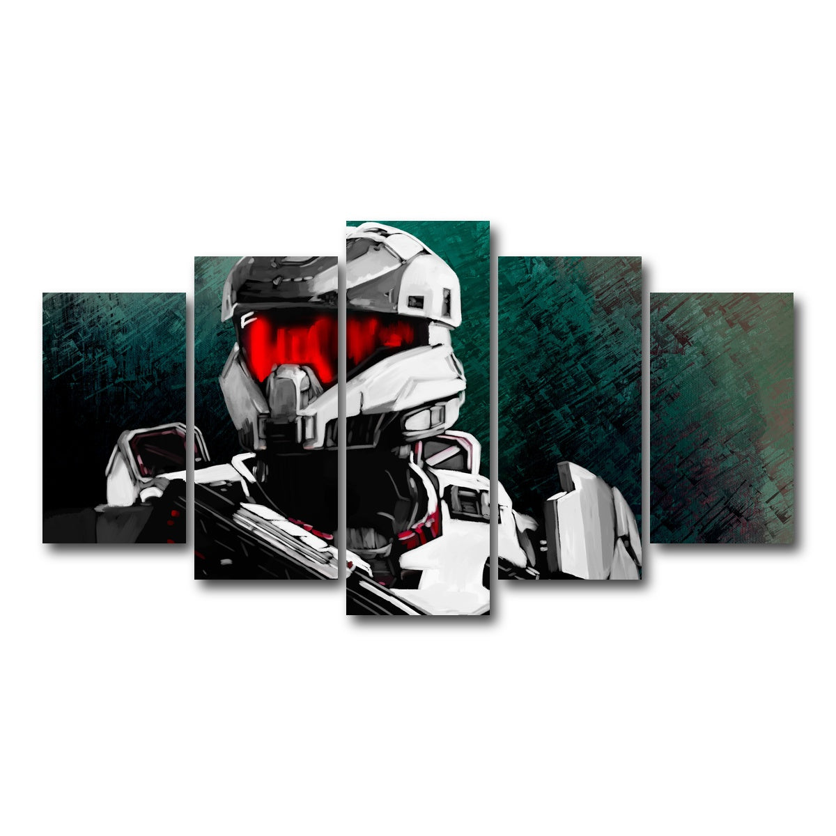 AUTO-MOCKUP WHITE | Spartan v1 | 5 Piece | Gallery Wrap Canvas | group=5_normal