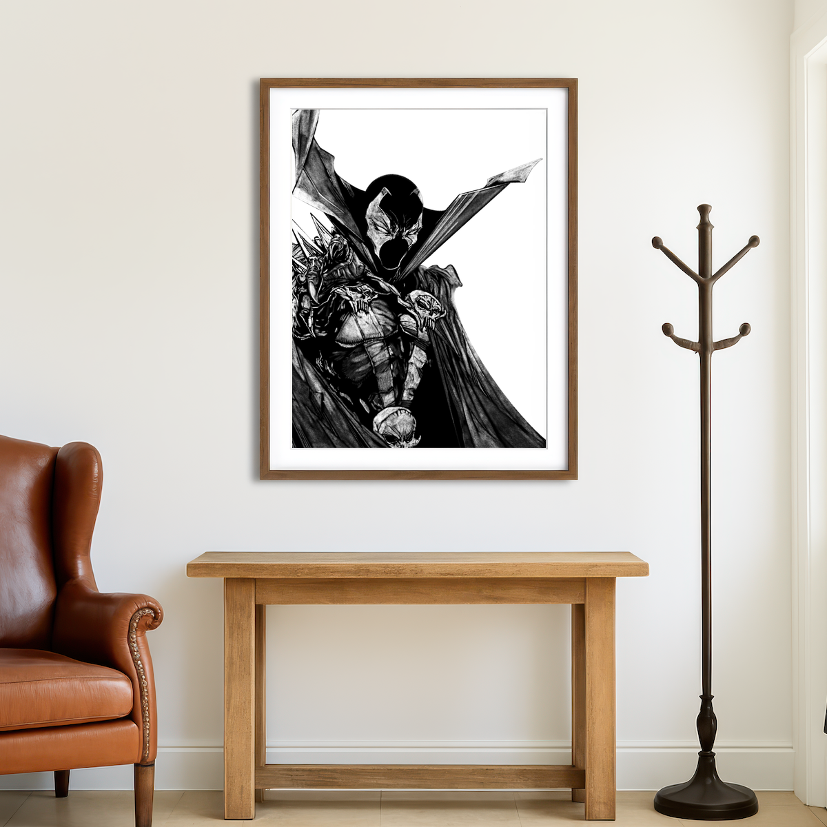 AUTO-MOCKUP ROOM | Spawn Sketch Wall Art