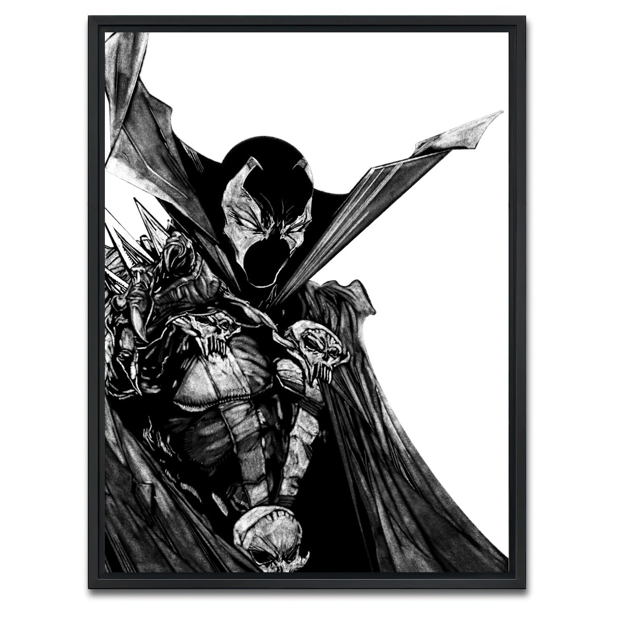 AUTO-MOCKUP WHITE | Spawn Sketch | 1 Piece | Black Framed Canvas | group=3x4