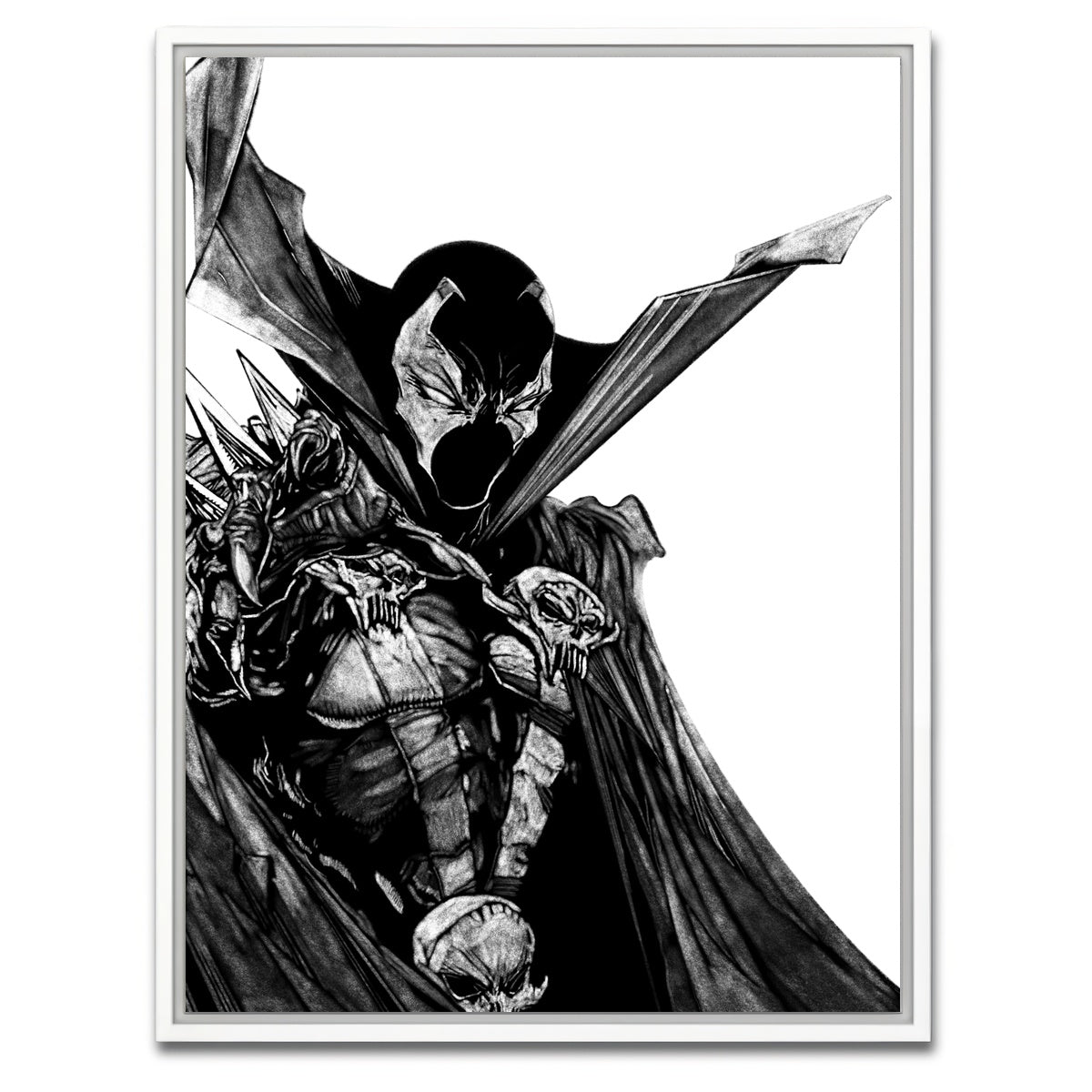 AUTO-MOCKUP WHITE | Spawn Sketch | 1 Piece | White Framed Canvas | group=3x4