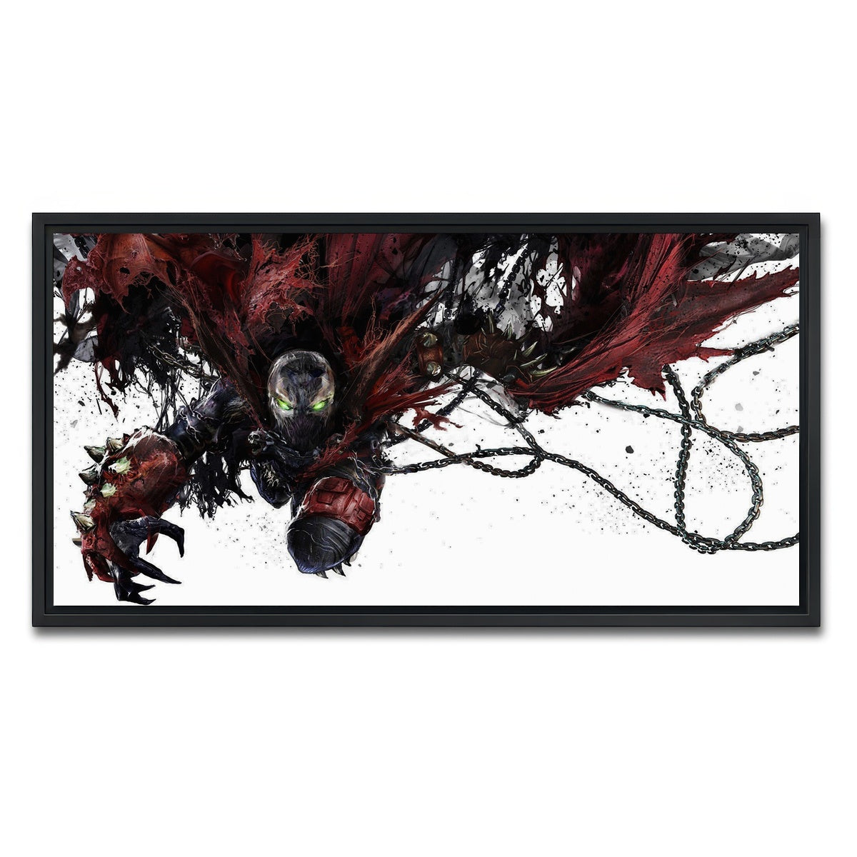 AUTO-MOCKUP WHITE | Spawn | 1 Piece | Black Framed Canvas | group=2x1