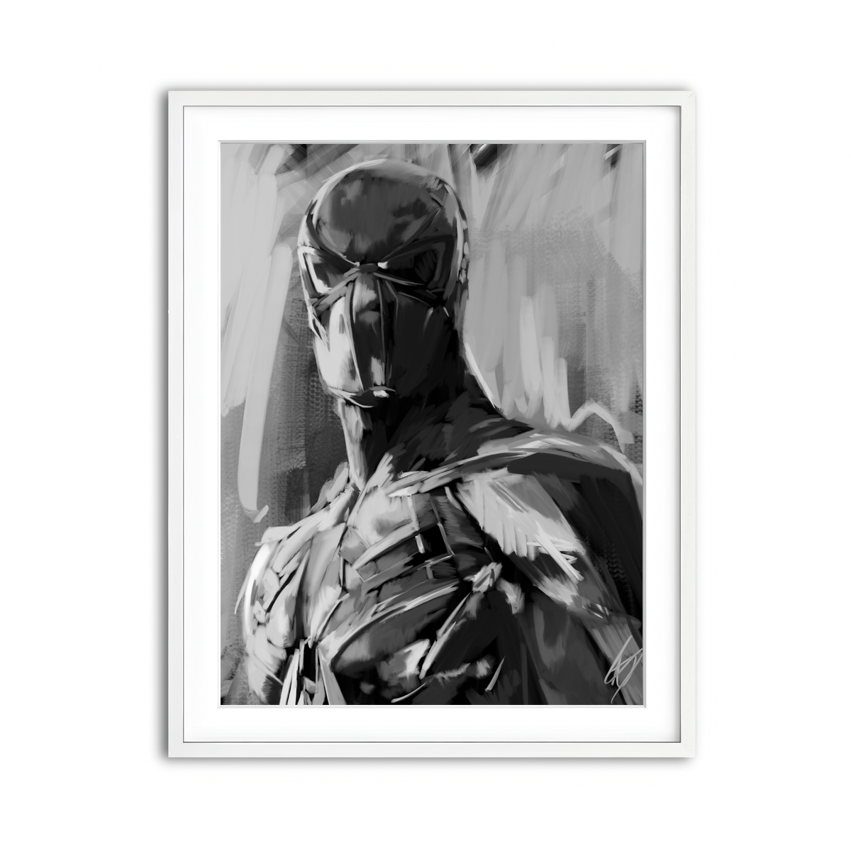 Framed Print 3x4 White