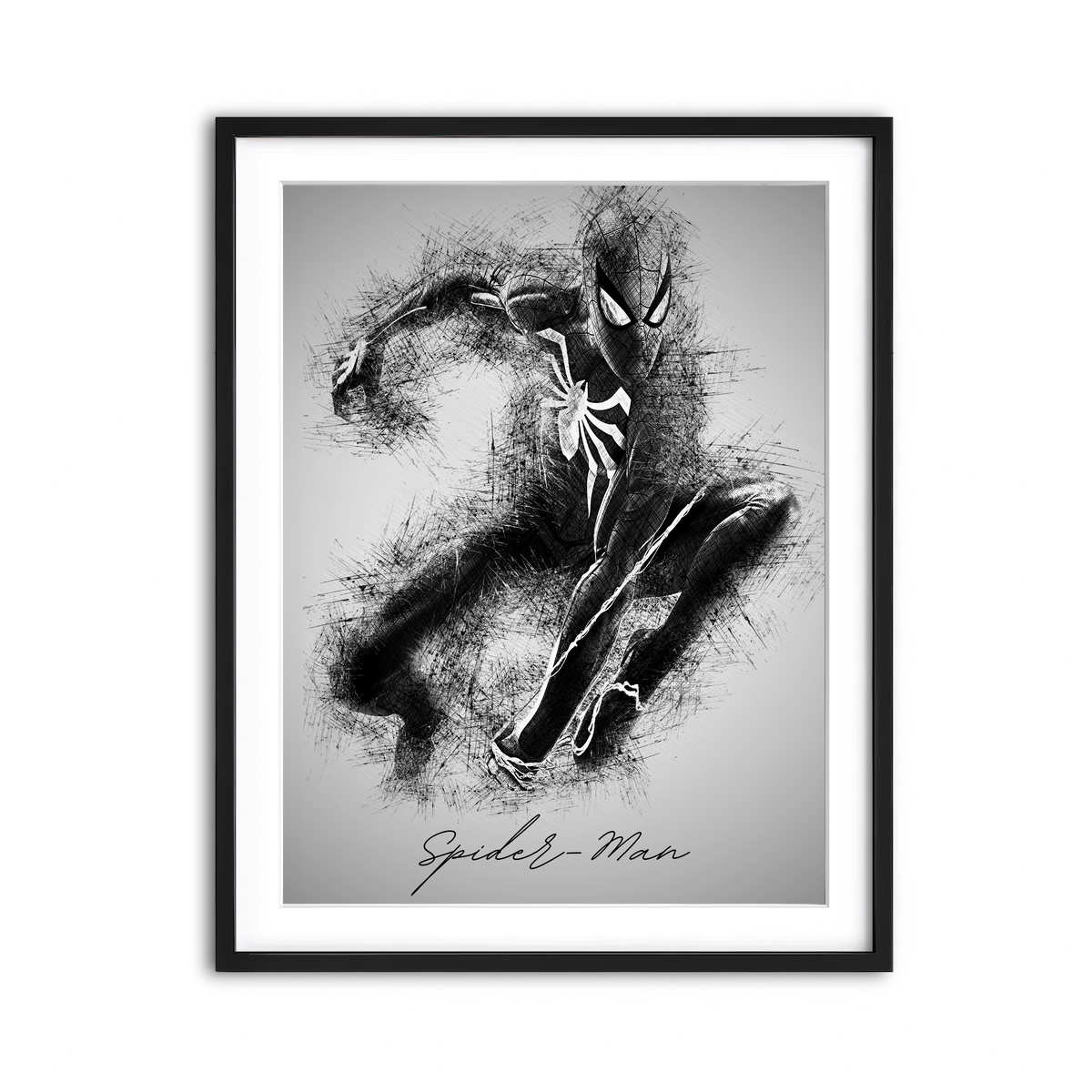 Framed Print 3x4 Black