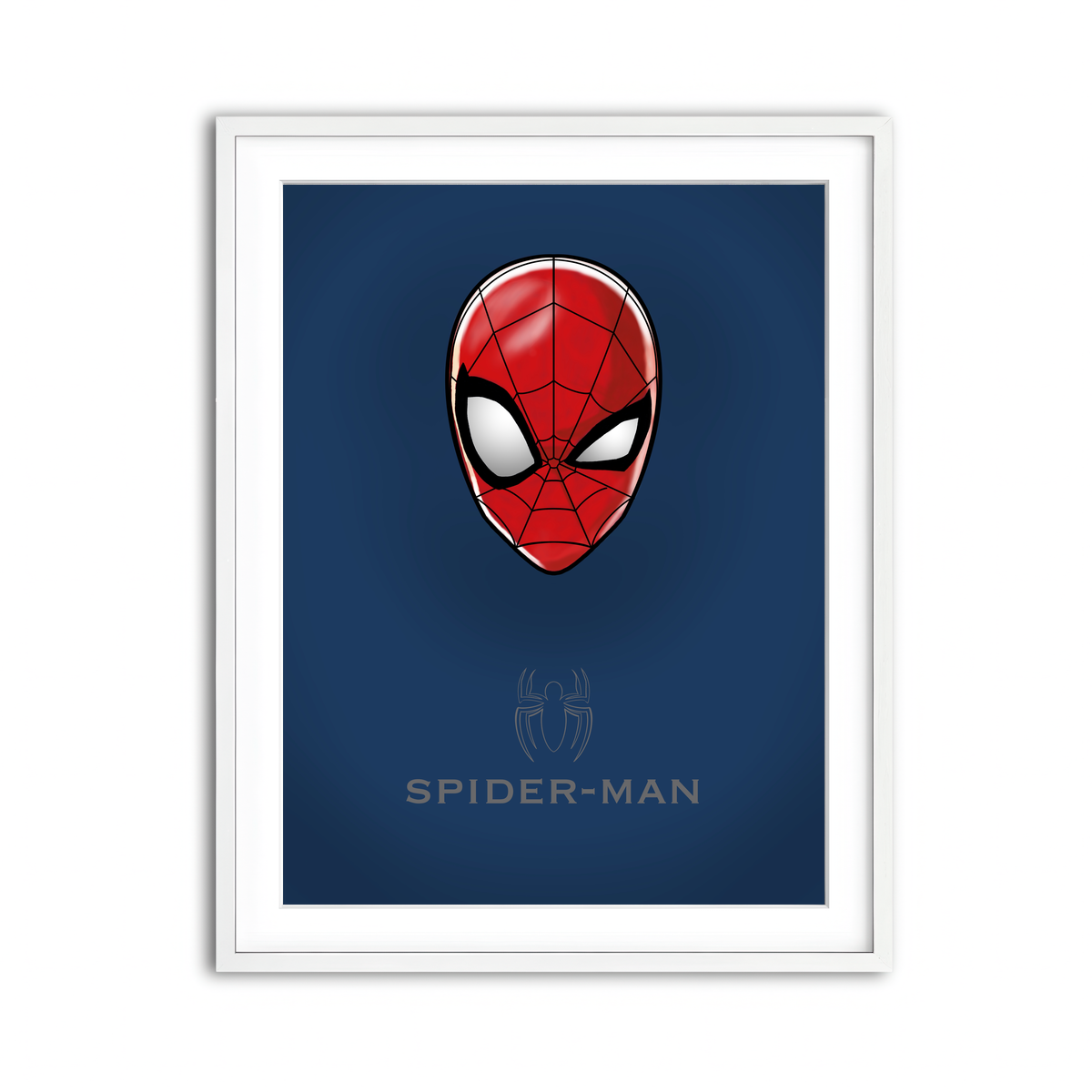 Framed Print 3x4 White