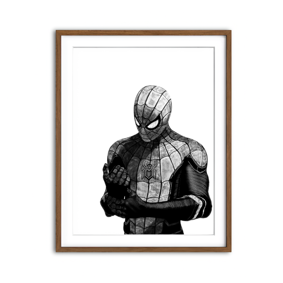 Framed Print 3x4 Walnut