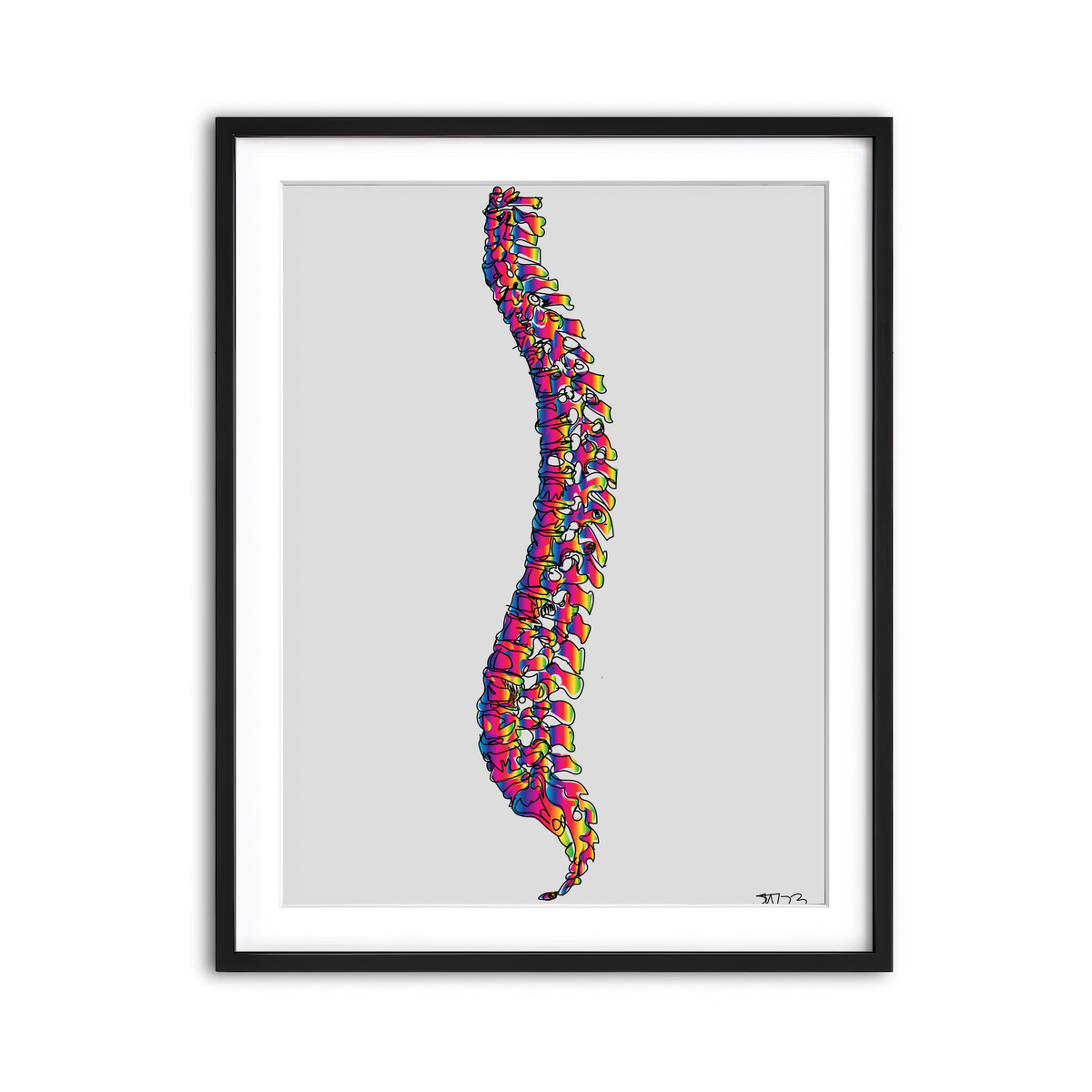 Framed Print 3x4 Black