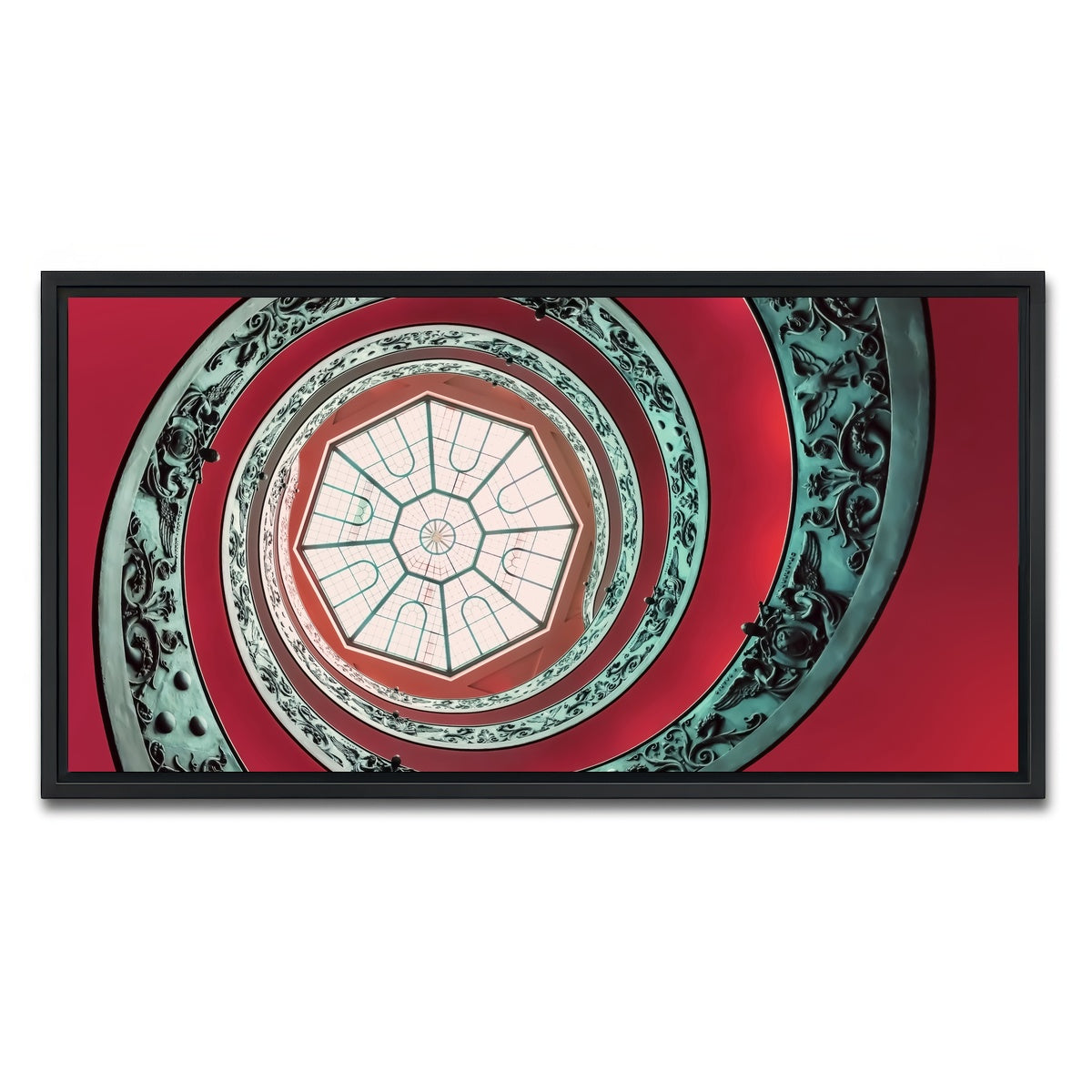 AUTO-MOCKUP WHITE | Spiral Skylight | 1 Piece | Black Framed Canvas | group=2x1