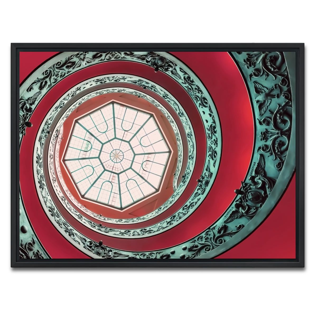 AUTO-MOCKUP WHITE | Spiral Skylight | 1 Piece | Black Framed Canvas | group=4x3