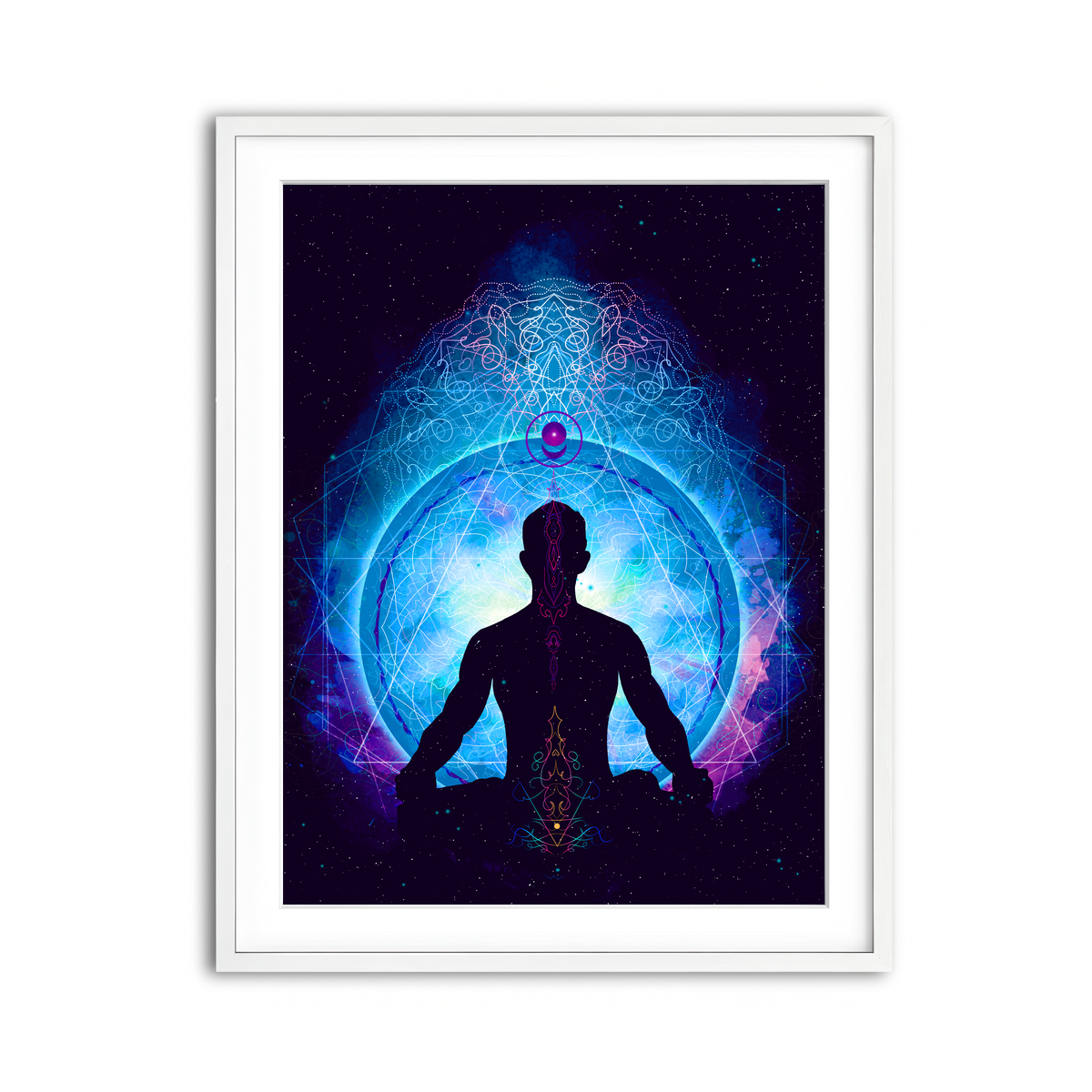 Framed Print 3x4 White