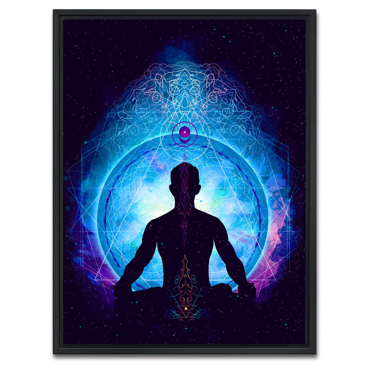 AUTO-MOCKUP WHITE | Spiritual Energy | 1 Piece | Black Framed Canvas | group=3x4