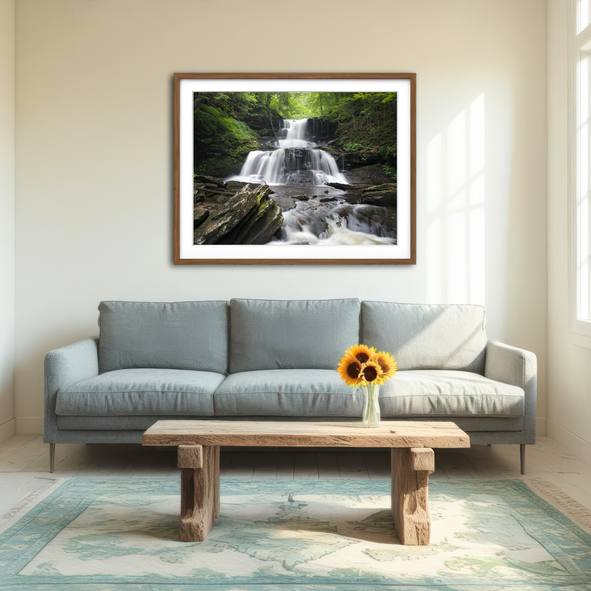 AUTO-MOCKUP ROOM | Split Decision Wall Art