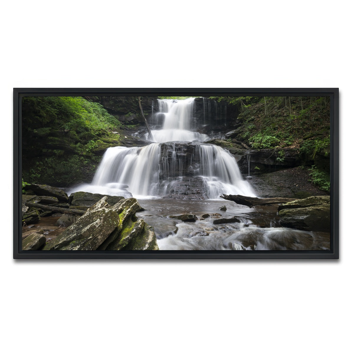 AUTO-MOCKUP WHITE | Split Decision | 1 Piece | Black Framed Canvas | group=2x1