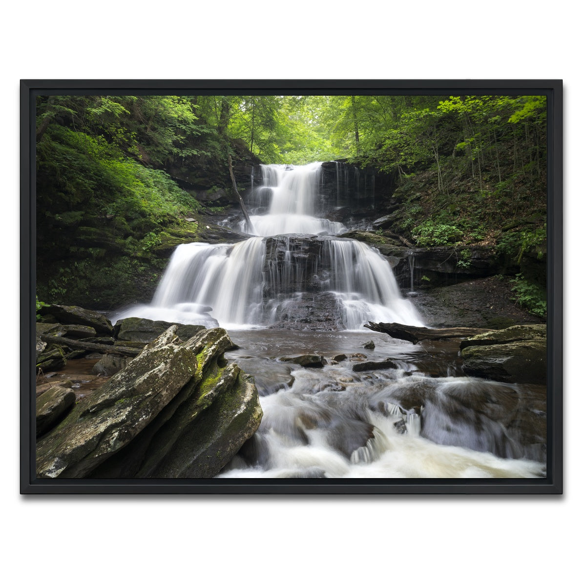 AUTO-MOCKUP WHITE | Split Decision | 1 Piece | Black Framed Canvas | group=4x3