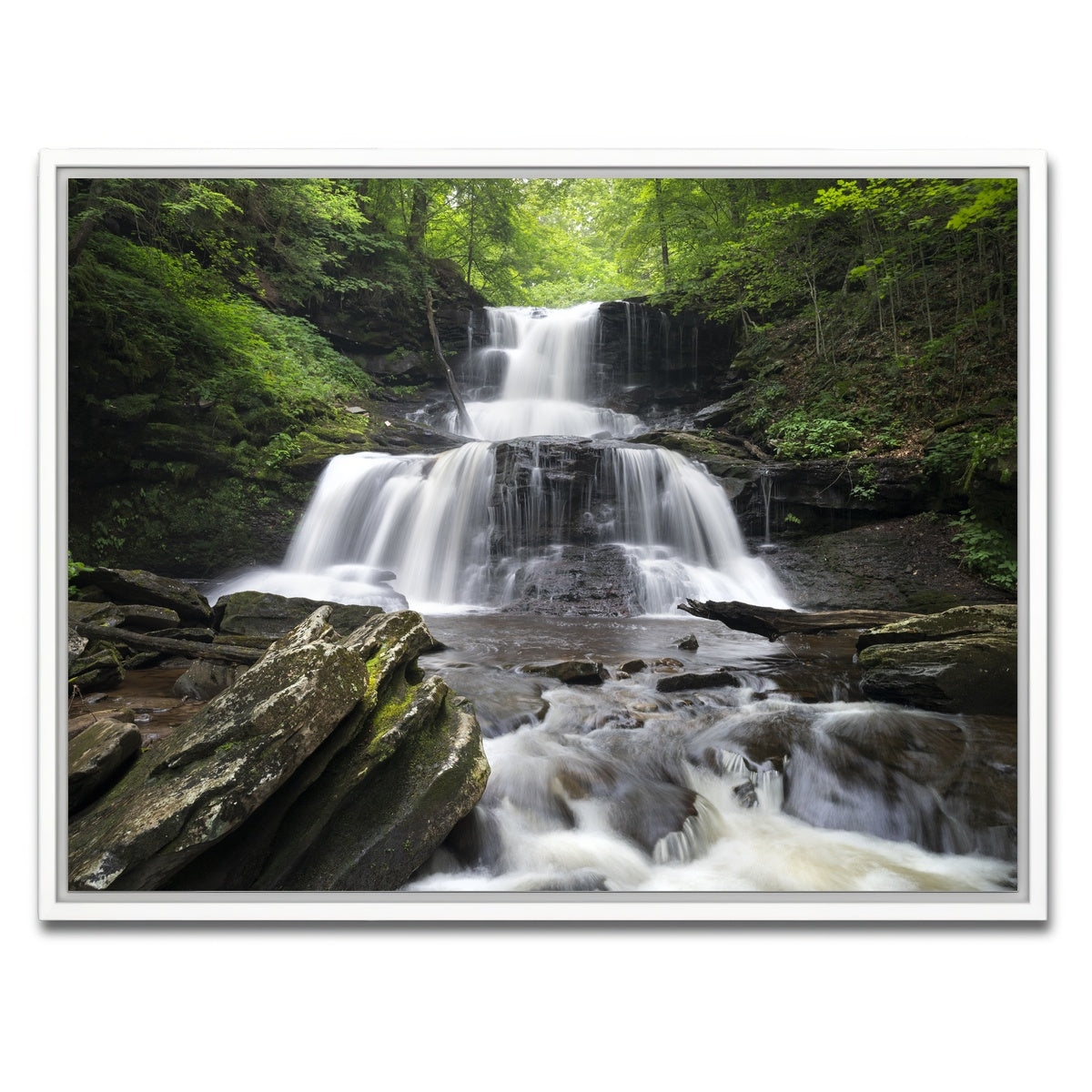 AUTO-MOCKUP WHITE | Split Decision | 1 Piece | White Framed Canvas | group=4x3