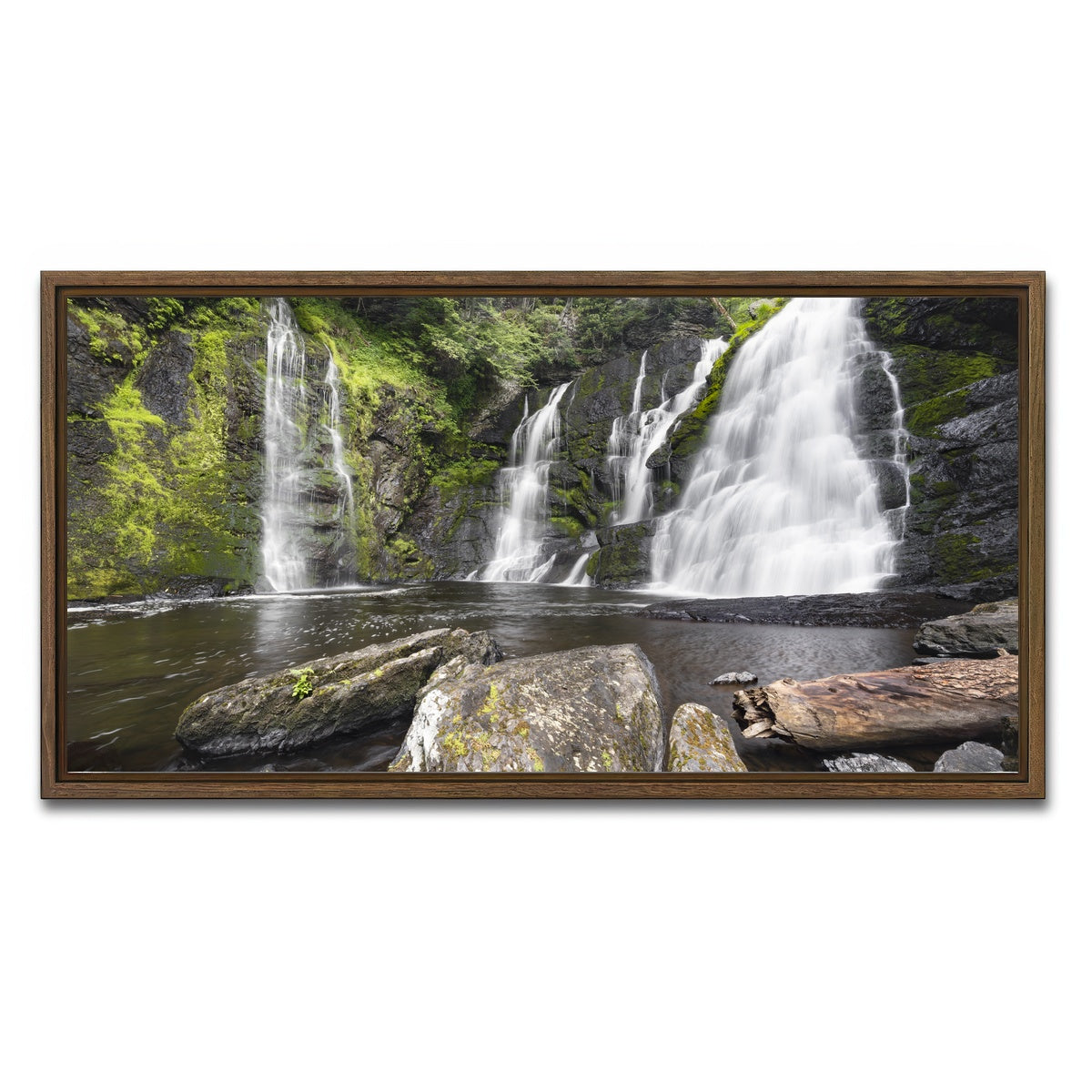 AUTO-MOCKUP WHITE | Spring Mix Up | 1 Piece | Walnut Framed Canvas | group=2x1