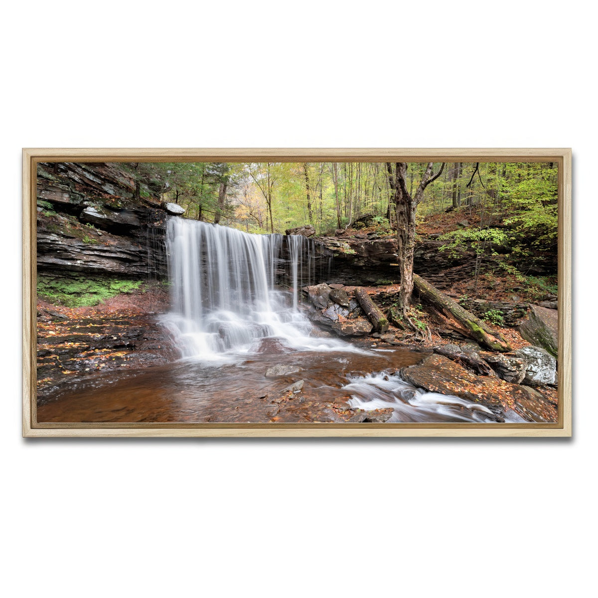 AUTO-MOCKUP WHITE | Spring Time in the Fall | 1 Piece | Natural Framed Canvas | group=2x1